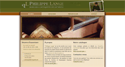 Desktop Screenshot of philippelange.be